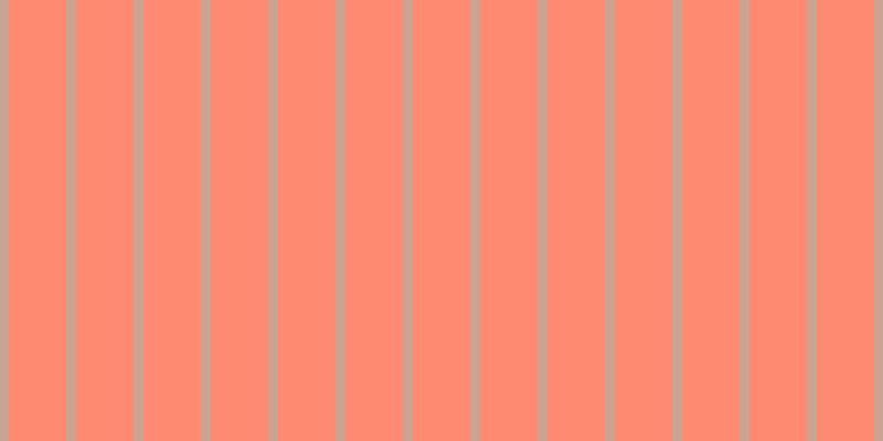 #ff8a72, #caa393 vertical lines, nine pixels wide, fifty-two pixels apart