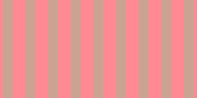 #ff8a93, #caa393 vertical lines, forty pixels wide, fifty-two pixels apart