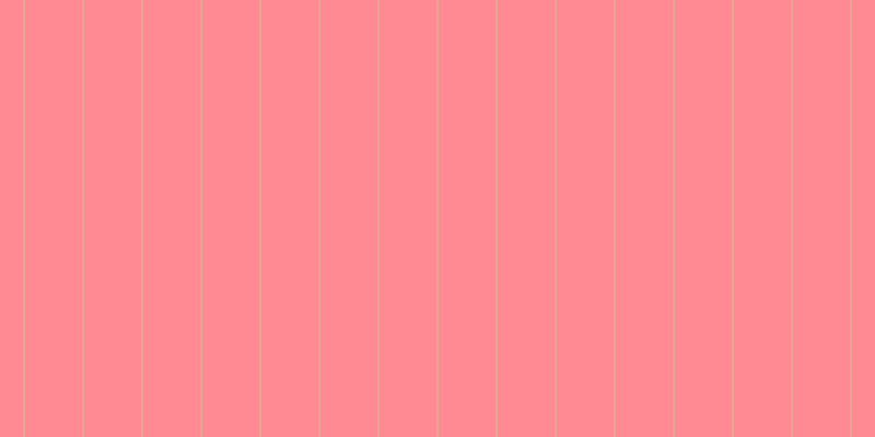 #ff8a93, #eba393 vertical lines, two pixels wide, fifty-two pixels apart