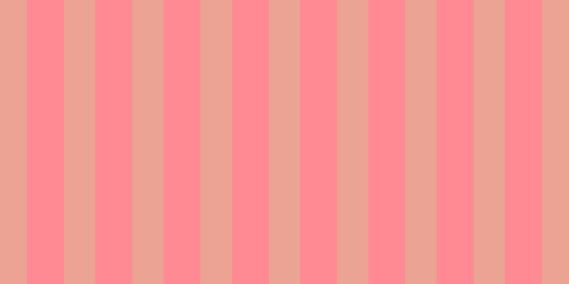 #ff8a93, #eba393 vertical lines, forty-four pixels wide, fifty-two pixels apart