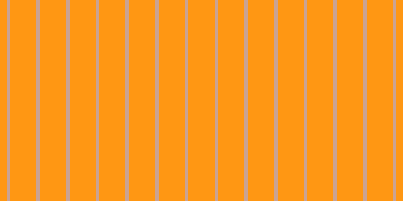 #ff9713, #caa393 vertical lines, seven pixels wide, fifty-two pixels apart