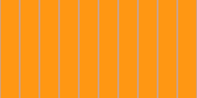 #ff9713, #caa393 vertical lines, seven pixels wide, seventy-three pixels apart