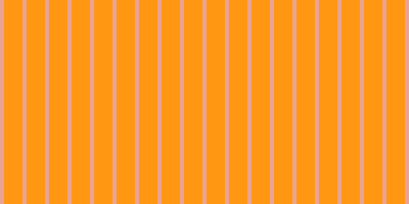 #ff9713, #eba393 vertical lines, eight pixels wide, thirty-six pixels apart