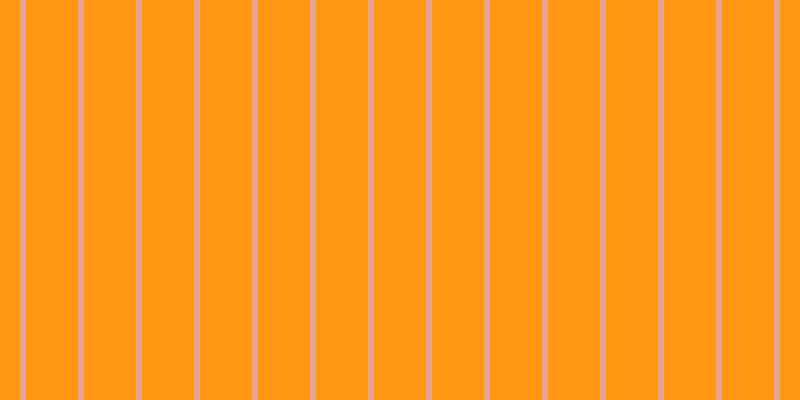 #ff9713, #eba393 vertical lines, six pixels wide, fifty-two pixels apart