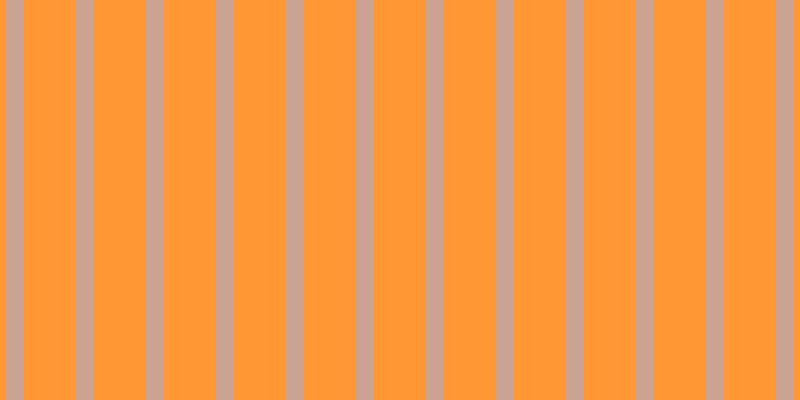 #ff9734, #caa393 vertical lines, eighteen pixels wide, fifty-two pixels apart
