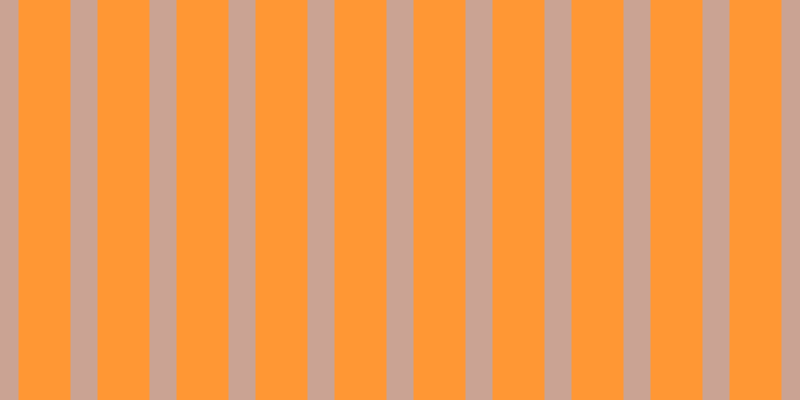 #ff9734, #caa393 vertical lines, twenty-seven pixels wide, fifty-two pixels apart