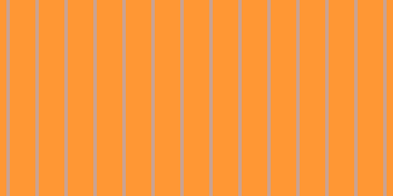 #ff9734, #caa393 vertical lines, seven pixels wide, fifty-two pixels apart