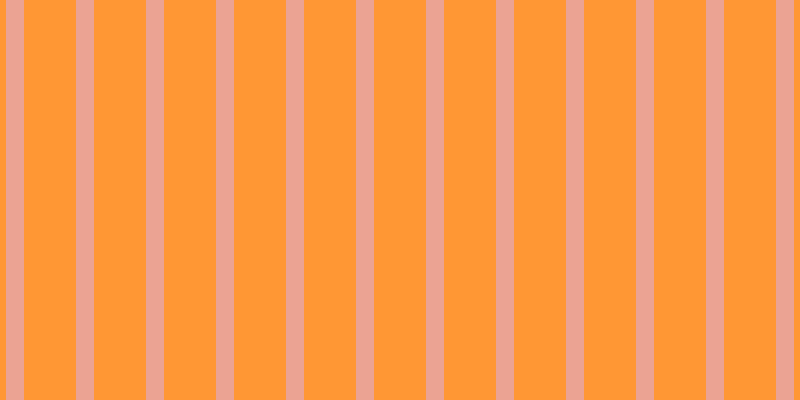 #ff9734, #eba393 vertical lines, eighteen pixels wide, fifty-two pixels apart