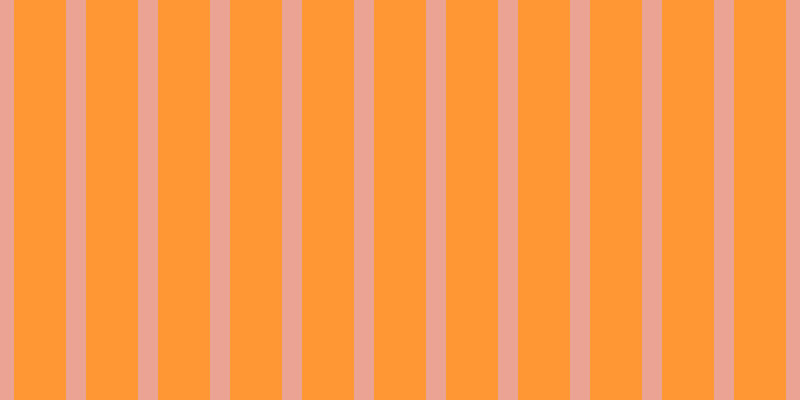 #ff9734, #eba393 vertical lines, twenty pixels wide, fifty-two pixels apart