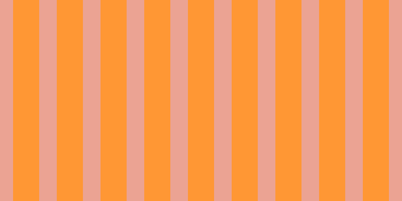 #ff9734, #eba393 vertical lines, thirty-five pixels wide, fifty-two pixels apart