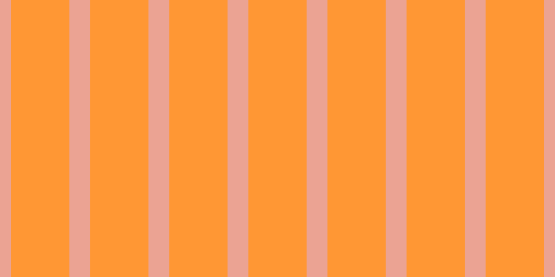 #ff9734, #eba393 vertical lines, thirty pixels wide, eighty-four pixels apart