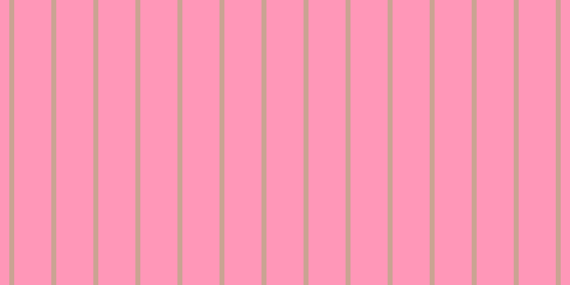 #ff97b8, #caa393 vertical lines, seven pixels wide, fifty-two pixels apart
