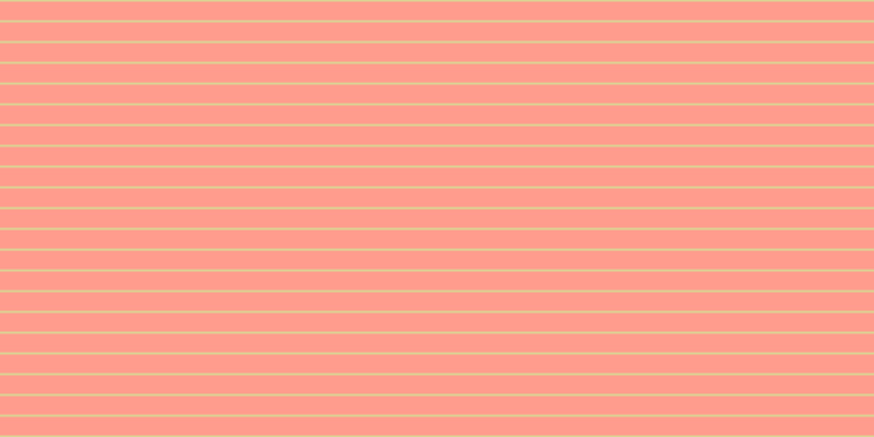 #ff9c8d, #dbd393 horizontal lines, two pixels wide, seventeen pixels apart