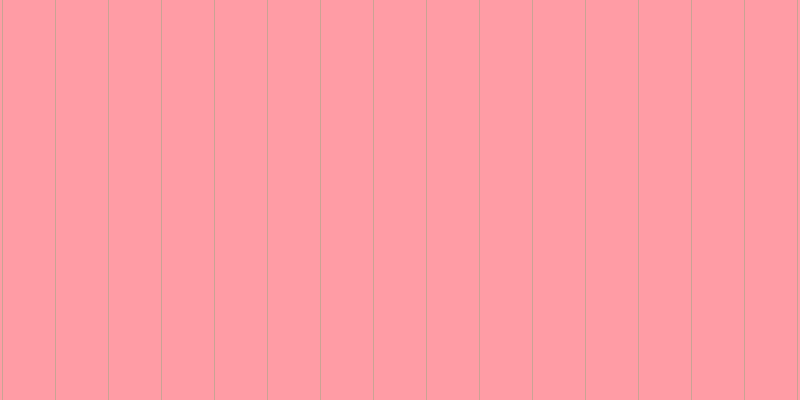 #ff9ca5, #caa393 vertical lines, one pixels wide, fifty-two pixels apart