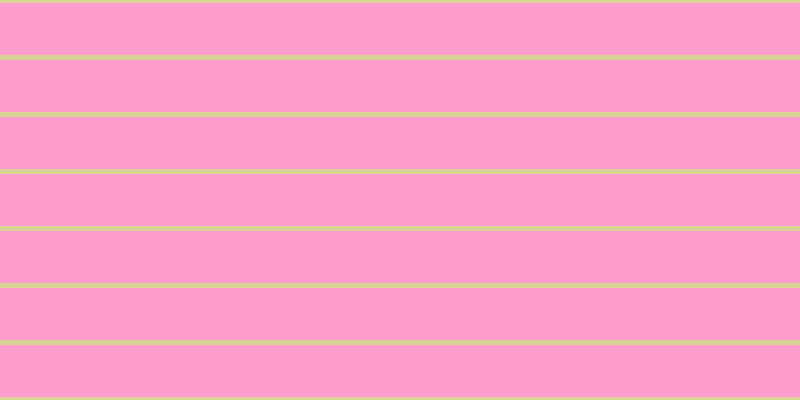 #ff9cce, #dbd393 horizontal lines, five pixels wide, fifty-two pixels apart
