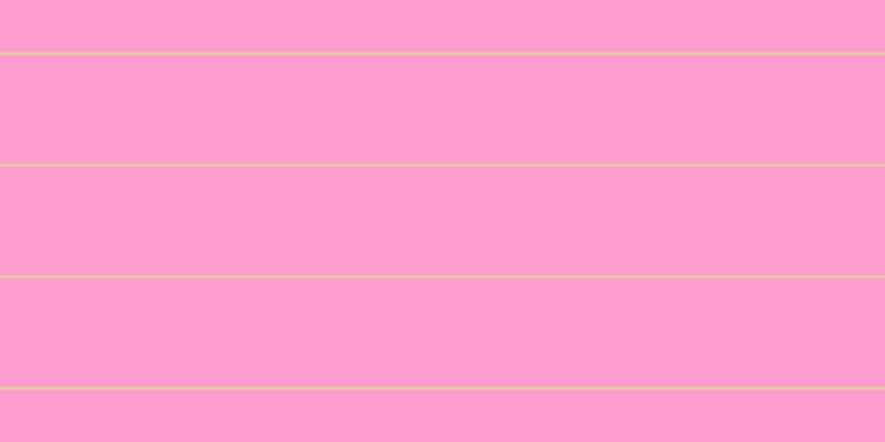 #ff9cce, #dbd393 horizontal lines, two pixels wide, ninety-nine pixels apart