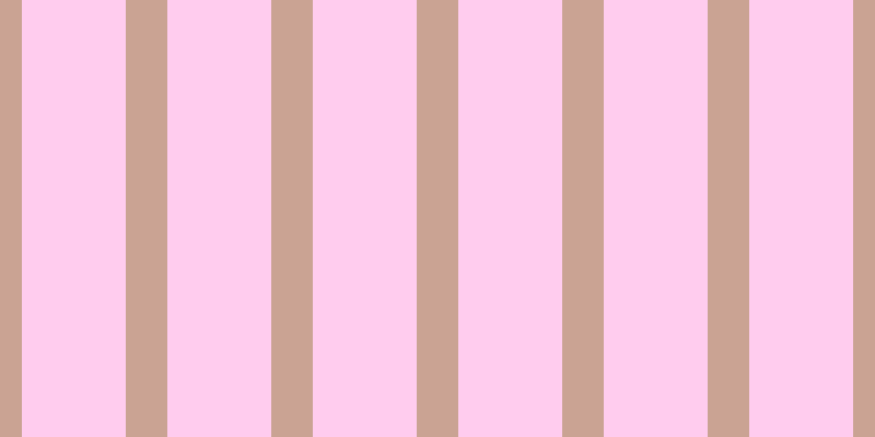 #ff9ce0 (50%), #caa393 vertical lines, thirty-eight pixels wide, ninety-five pixels apart