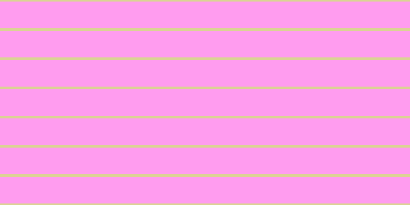 #ff9cef, #dbd393 horizontal lines, five pixels wide, fifty-two pixels apart