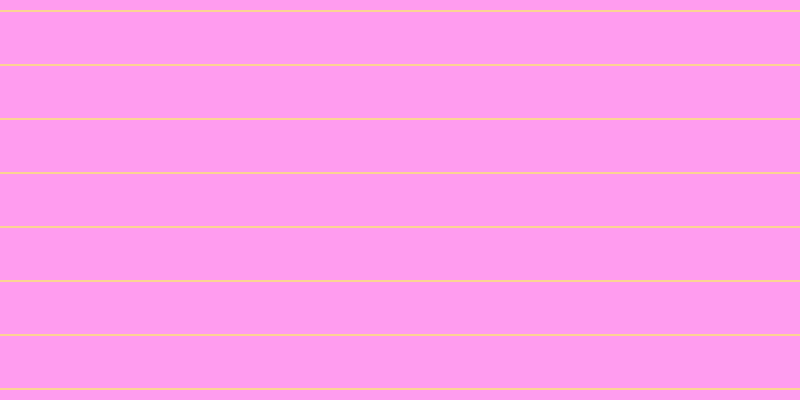 #ff9cef, #fcd393 horizontal lines, two pixels wide, fifty-two pixels apart