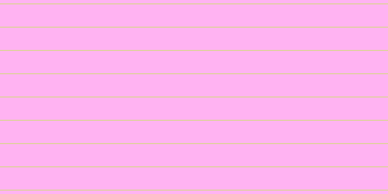 #ff9cef (75%), #dbd393 horizontal lines, two pixels wide, forty-six pixels apart