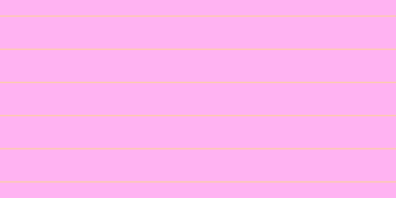 #ff9cef (75%), #fcd393 horizontal lines, two pixels wide, sixty-five pixels apart