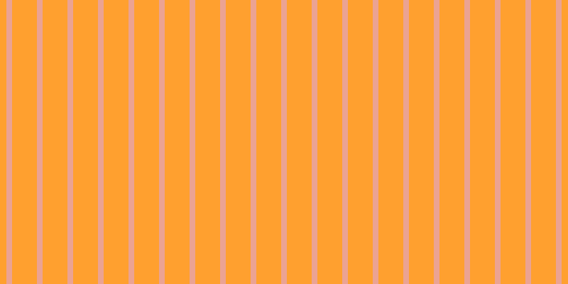 #ffa02f, #eba393 vertical lines, eight pixels wide, thirty-five pixels apart