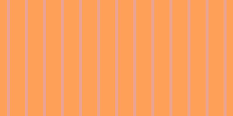 #ffa059, #eba393 vertical lines, ten pixels wide, fifty-two pixels apart