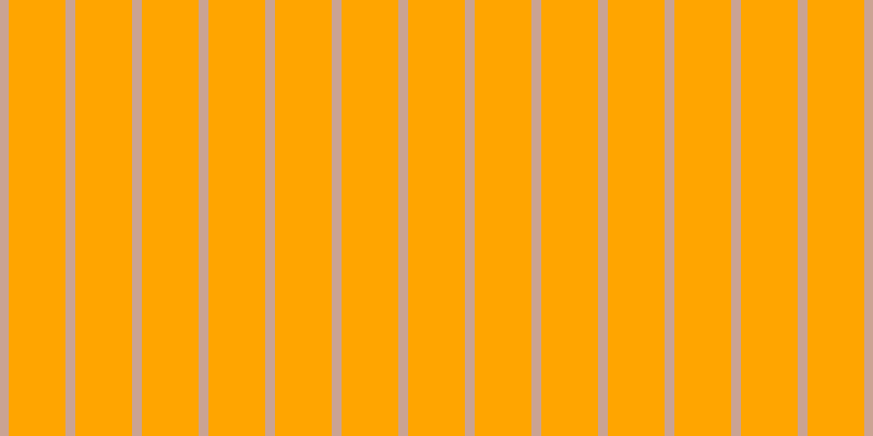 Orange, #caa393 vertical lines, nine pixels wide, fifty-two pixels apart