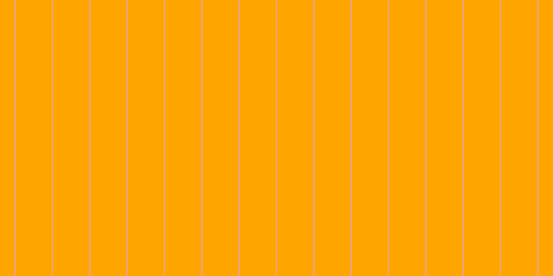 Orange, #eba393 vertical lines, two pixels wide, fifty-two pixels apart