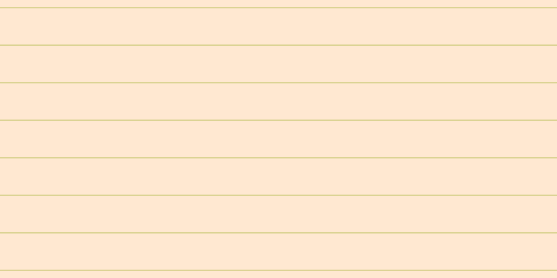 #ffa949 (25%), #dbd393 horizontal lines, two pixels wide, fifty-two pixels apart