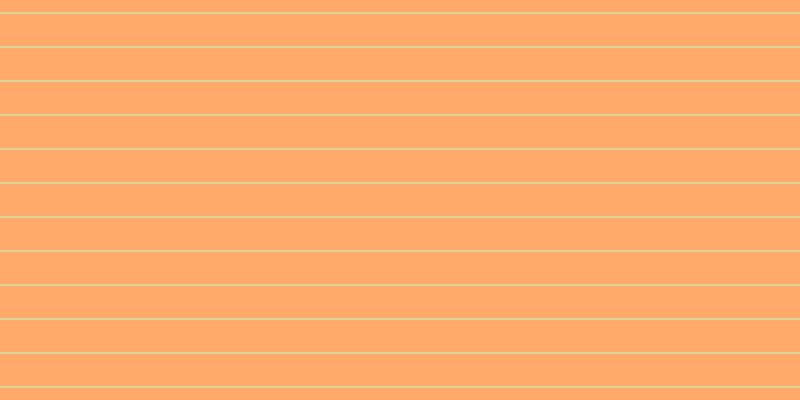 #ffa96a, #dbd393 horizontal lines, two pixels wide, thirty-two pixels apart