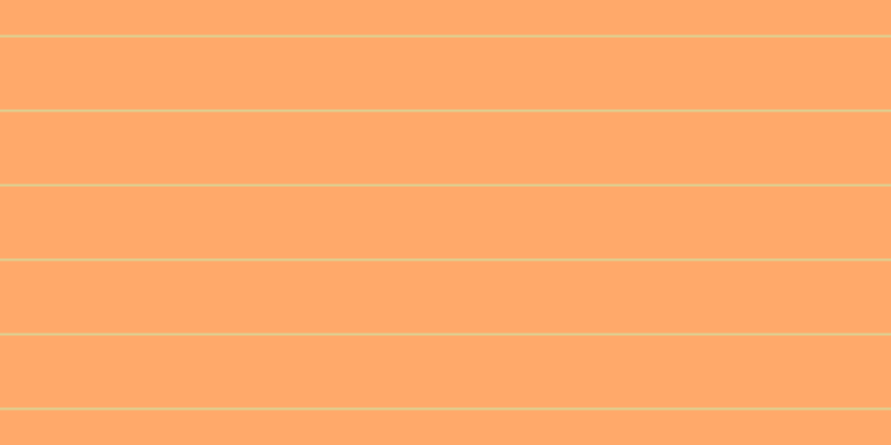 #ffa96a, #dbd393 horizontal lines, two pixels wide, sixty-five pixels apart