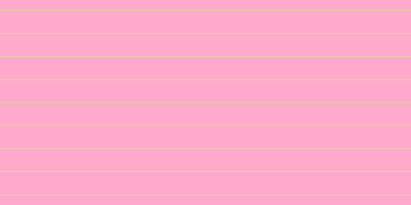 #ffa9cd, #dbd393 horizontal lines, two pixels wide, forty-three pixels apart
