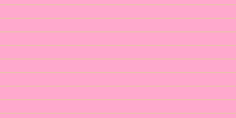 #ffa9cd, #dbd393 horizontal lines, two pixels wide, forty-four pixels apart
