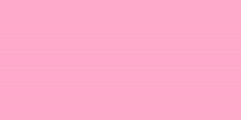 #ffa9cd, #dbd393 horizontal lines, one pixels wide, fifty-two pixels apart
