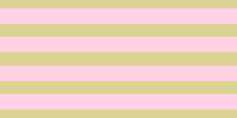 #ffa9cd (50%), #dbd393 horizontal lines, forty-five pixels wide, fifty-two pixels apart