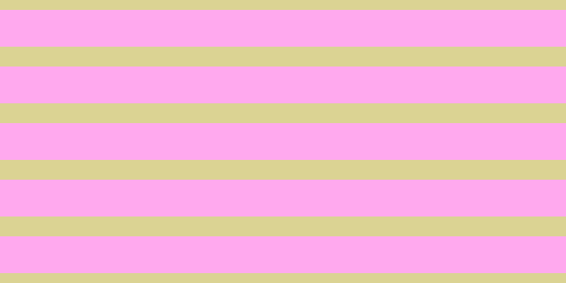 #ffa9ee, #dbd393 horizontal lines, twenty-eight pixels wide, fifty-two pixels apart