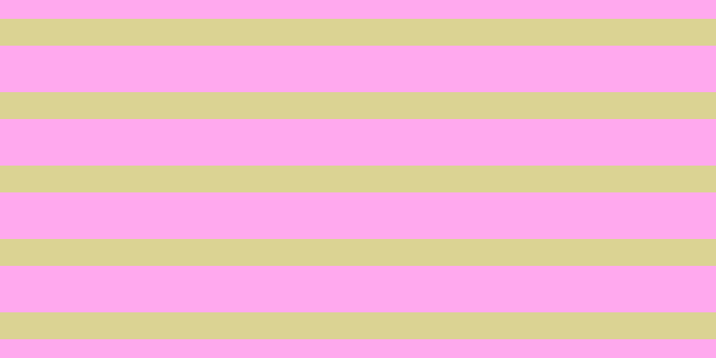 #ffa9ee, #dbd393 horizontal lines, thirty pixels wide, fifty-two pixels apart