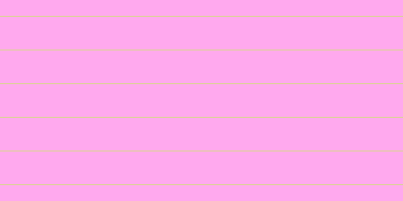 #ffa9ee, #dbd393 horizontal lines, two pixels wide, sixty-five pixels apart