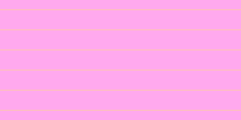 #ffa9ee, #fcd393 horizontal lines, two pixels wide, sixty-five pixels apart