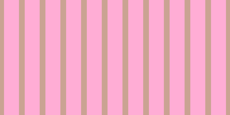 #ffadd5, #caa393 vertical lines, twenty pixels wide, fifty-two pixels apart