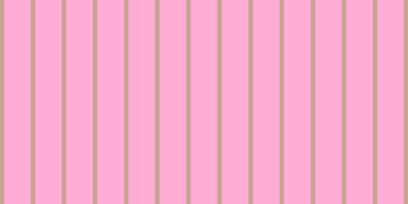 #ffadd5, #caa393 vertical lines, nine pixels wide, fifty-two pixels apart