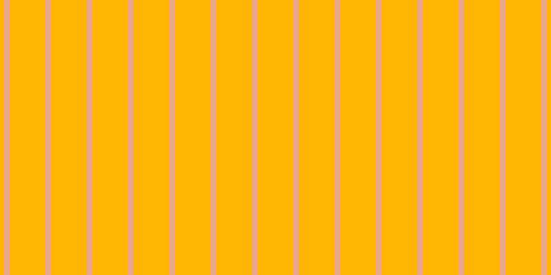 #ffb600, #eba393 vertical lines, eight pixels wide, fifty-two pixels apart