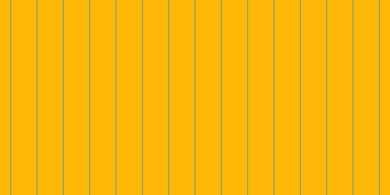 #ffb708, #67a393 vertical lines, two pixels wide, fifty-two pixels apart