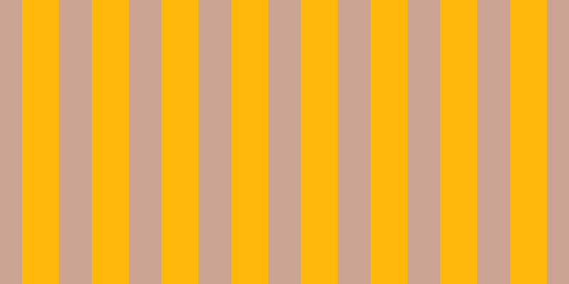 #ffb708, #caa393 vertical lines, forty-six pixels wide, fifty-two pixels apart