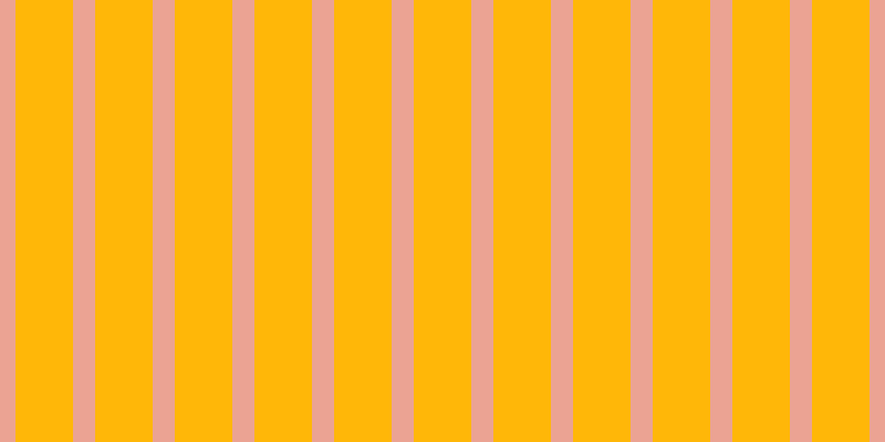 #ffb708, #eba393 vertical lines, twenty pixels wide, fifty-two pixels apart