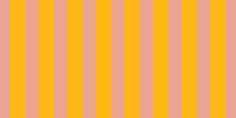 #ffb813, #eba393 vertical lines, forty-five pixels wide, fifty-two pixels apart