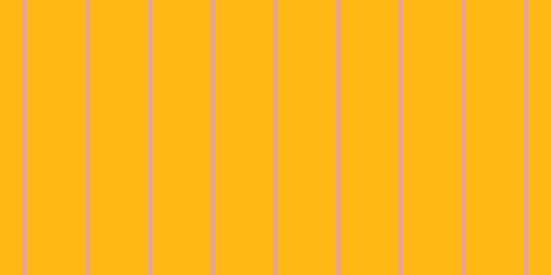 #ffb813, #eba393 vertical lines, seven pixels wide, eighty-four pixels apart