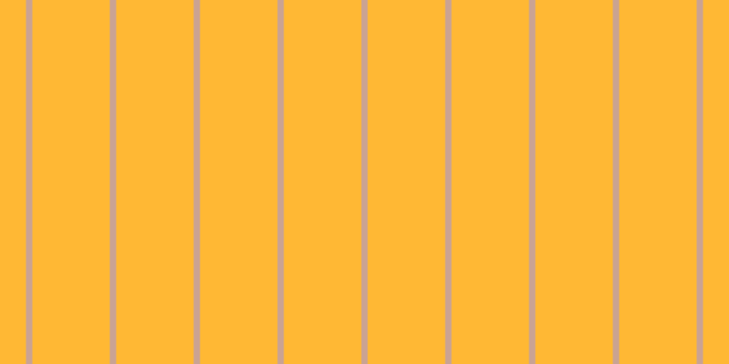 #ffb834, #caa393 vertical lines, seven pixels wide, eighty-five pixels apart