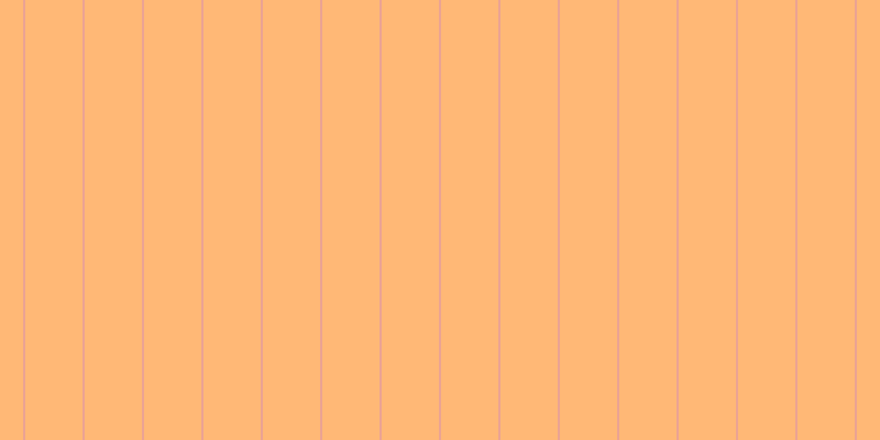 #ffb876, #eba393 vertical lines, two pixels wide, fifty-two pixels apart